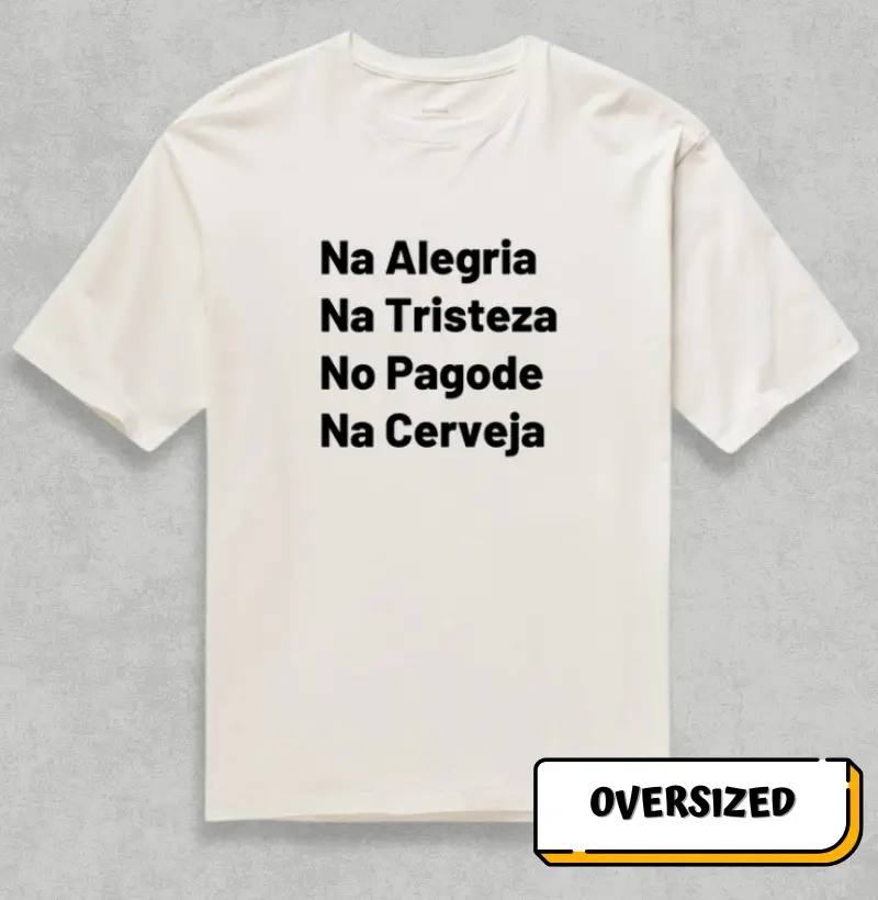Na alegria na tristeza no pagode na cerveja