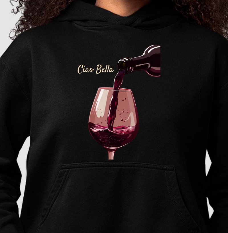Hoodie Moletom Ciao Bella