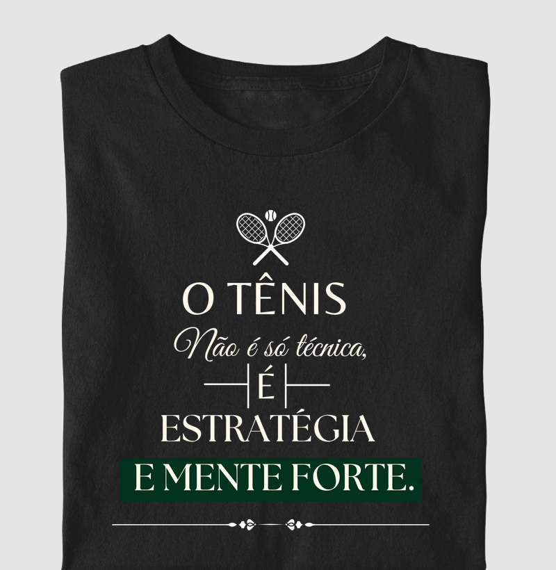 Tênis é Estratégia - Dark