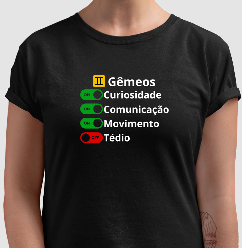 Camiseta Gêmeos Dual