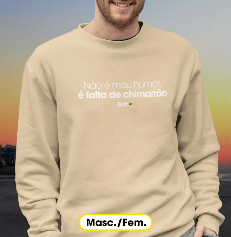 Não é mau humor, é falta de chimarrão