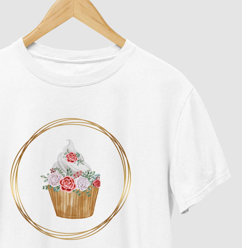T-shirt cupcake