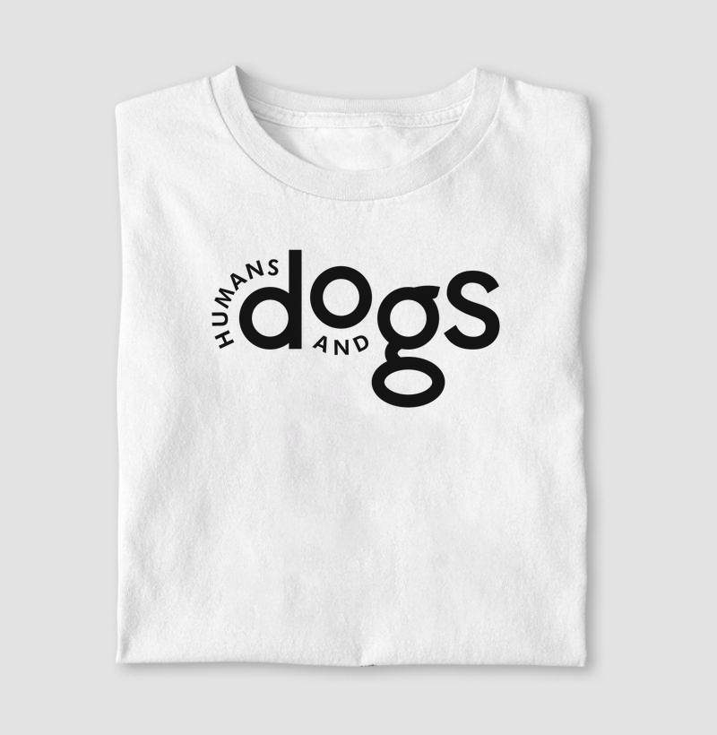 Camiseta Humans and Dogs Logo