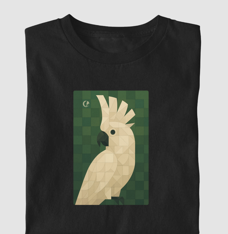 Camiseta - Cacatua Geométrico