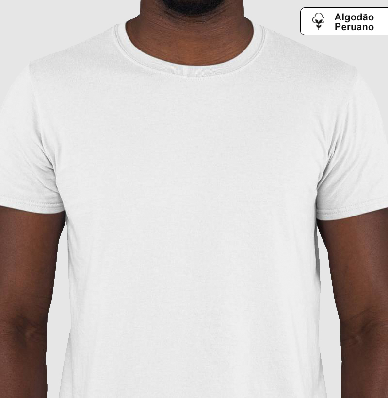 Camiseta Lisa Algodão Peruano