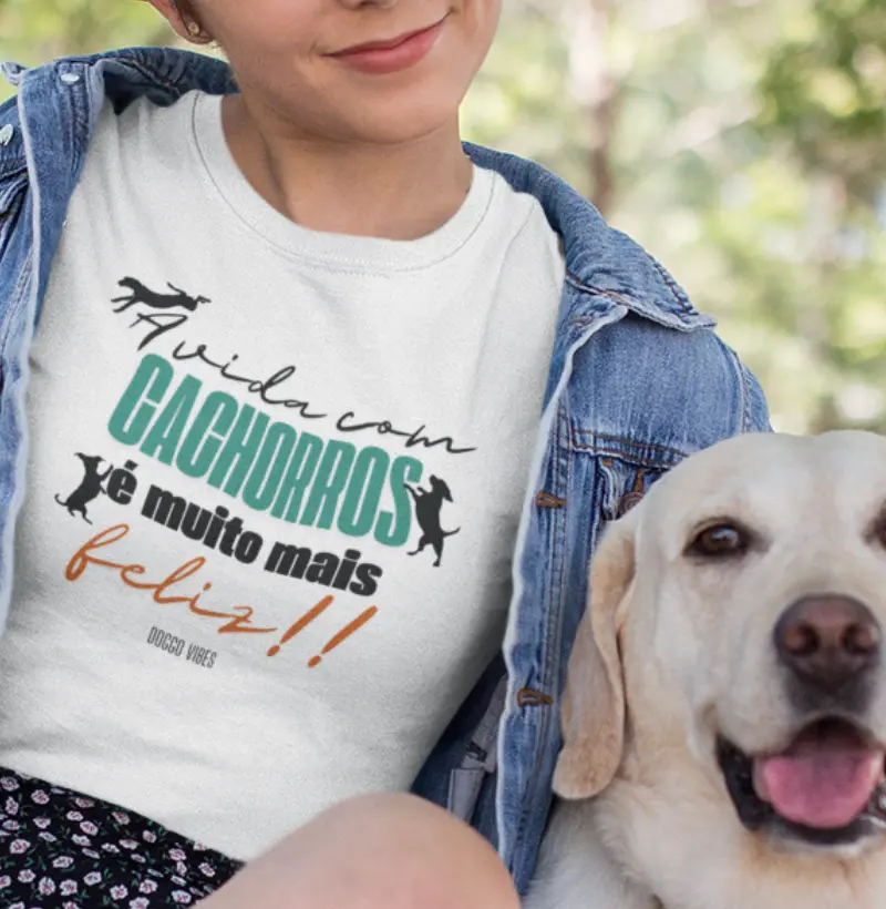 A vida com cachorros é mais feliz!