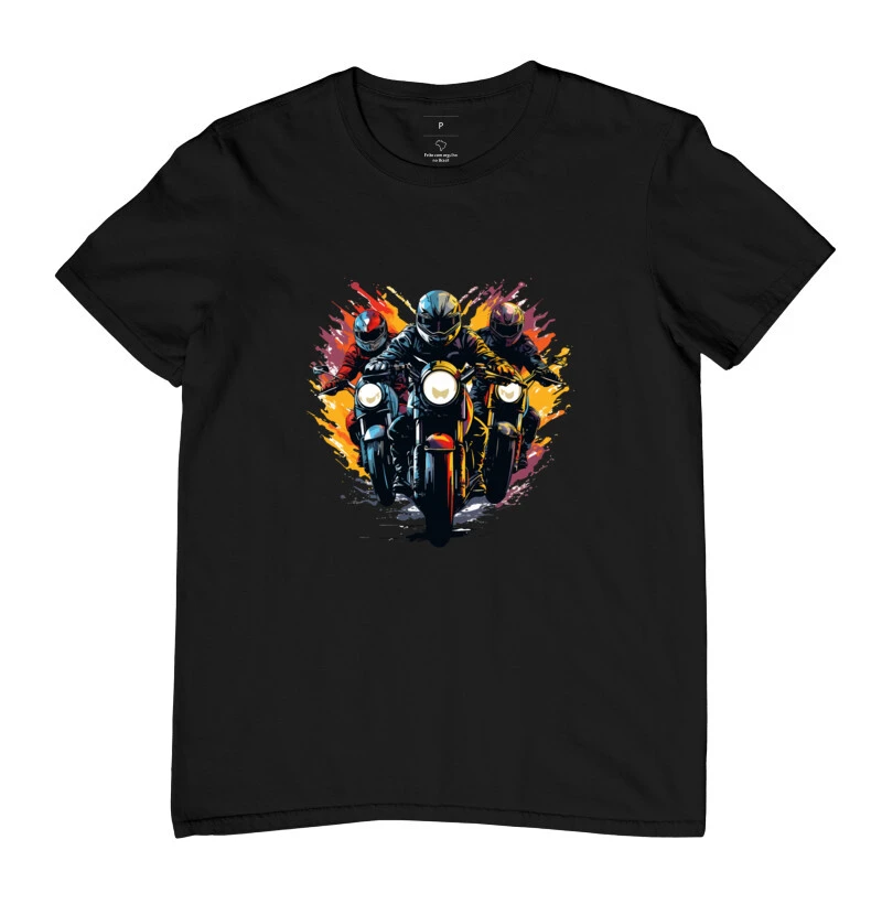 Camiseta com motos