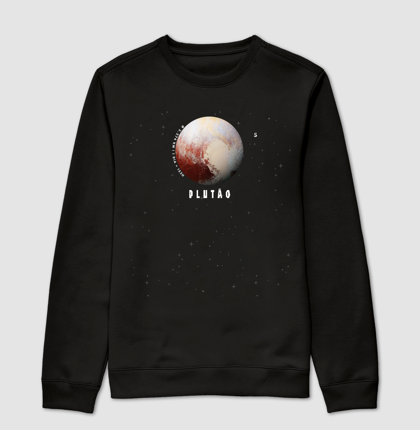 Plutão, o Guardião dos Segredos. Camiseta Supernova Estampada 