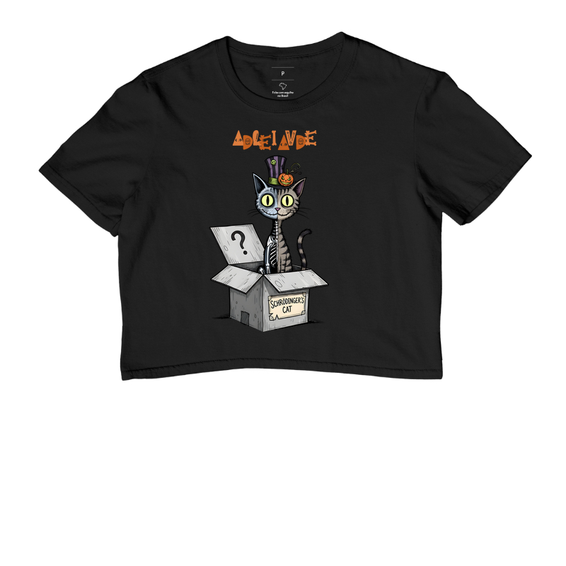 Halloween Gato de Schrödinger | Estilo Casual