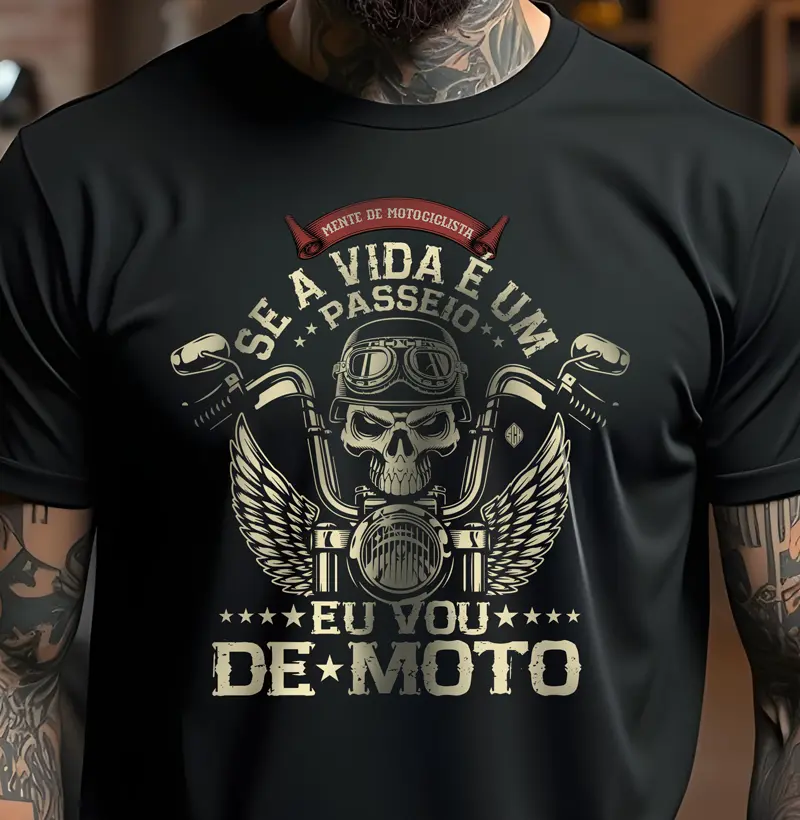 Eu vou de moto