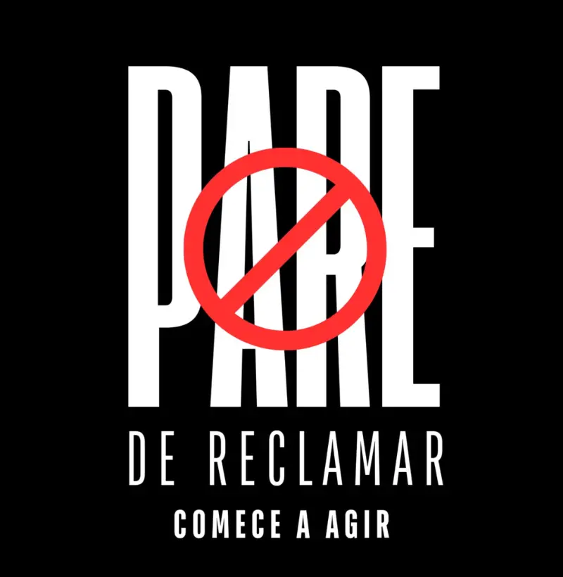 camiseta Pare de reclamar