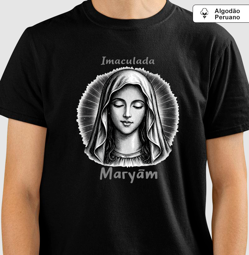 SKU 024 - Maryām Imaculada (algodão peruano)