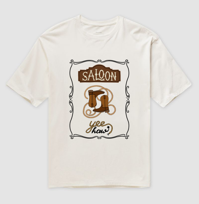 Camiseta Oversized - Velho Oeste