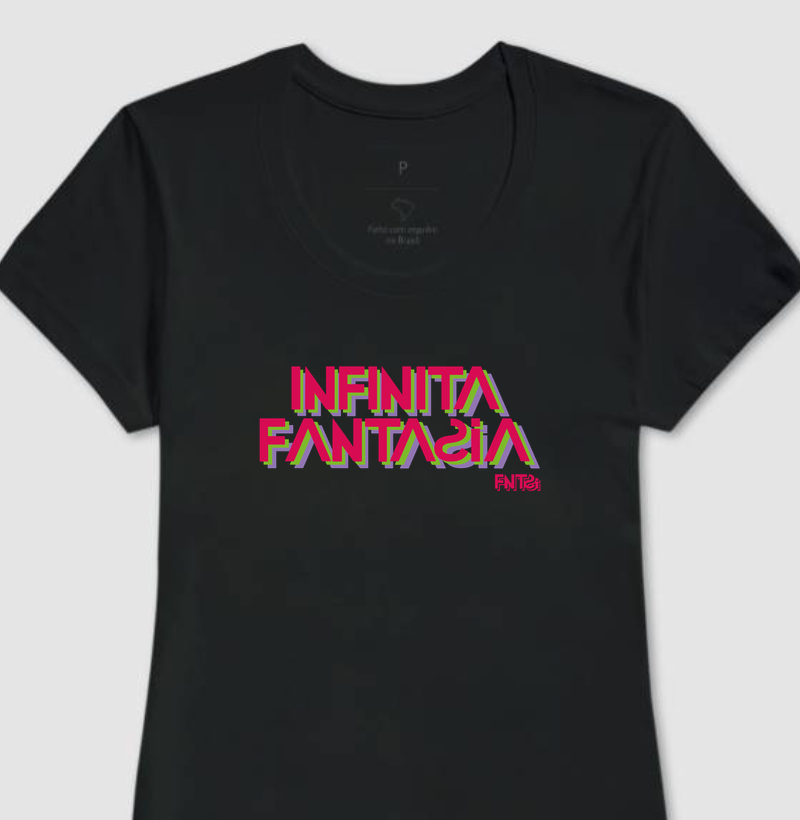 T-SHIRT "INFINITA FANTASIA" / LETTERING GRANDE