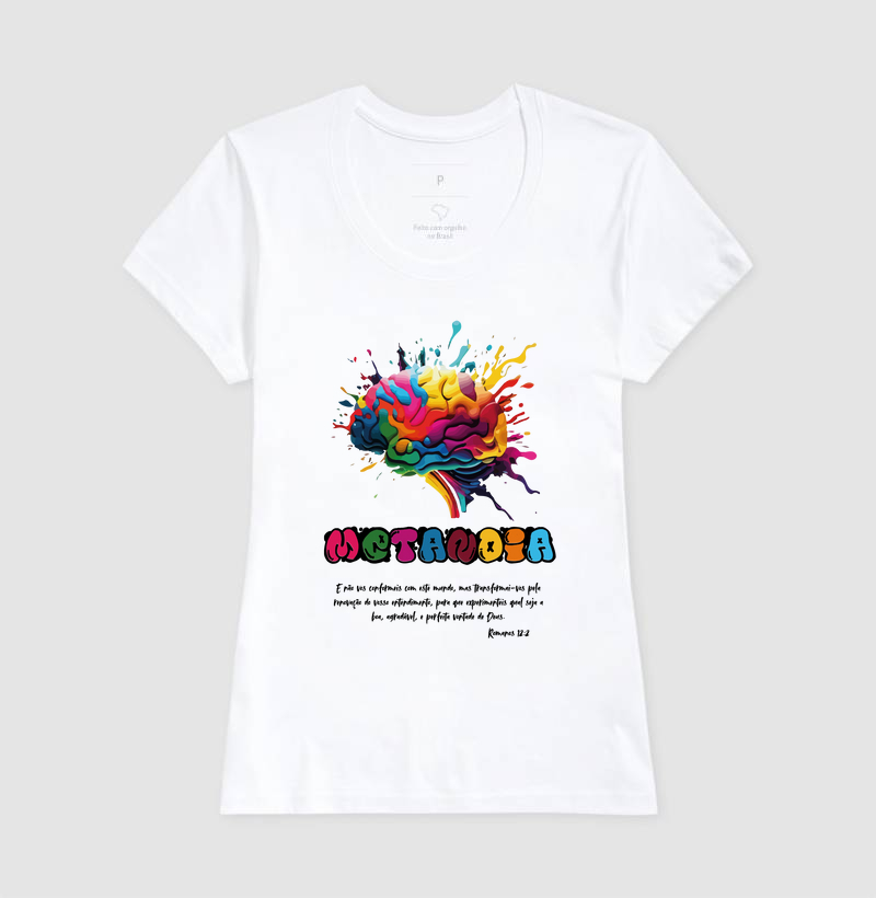 Camisa Feminina Metanoia Rm12:2