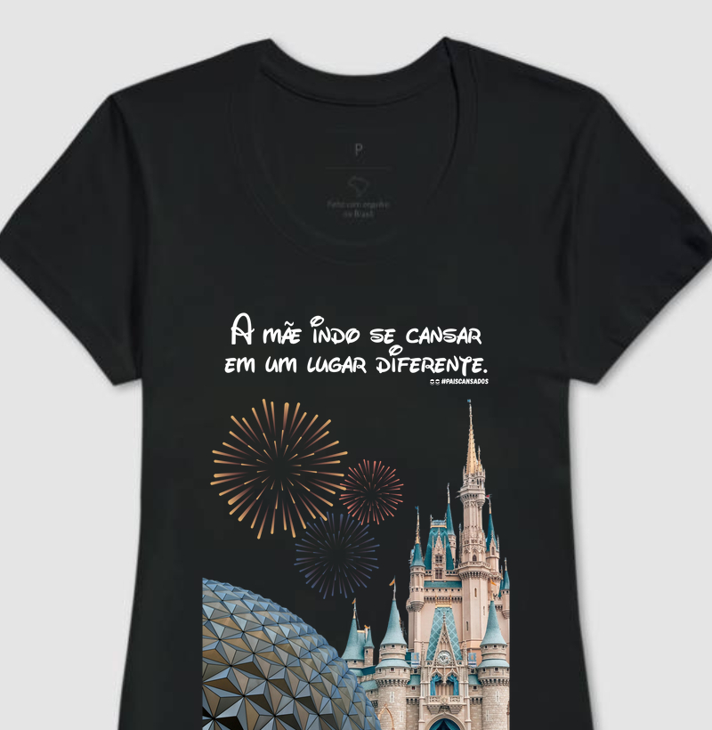 A mãe indo se cansar