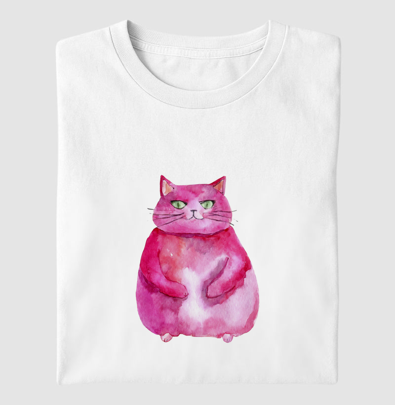 Gatinho Gordo Rosa