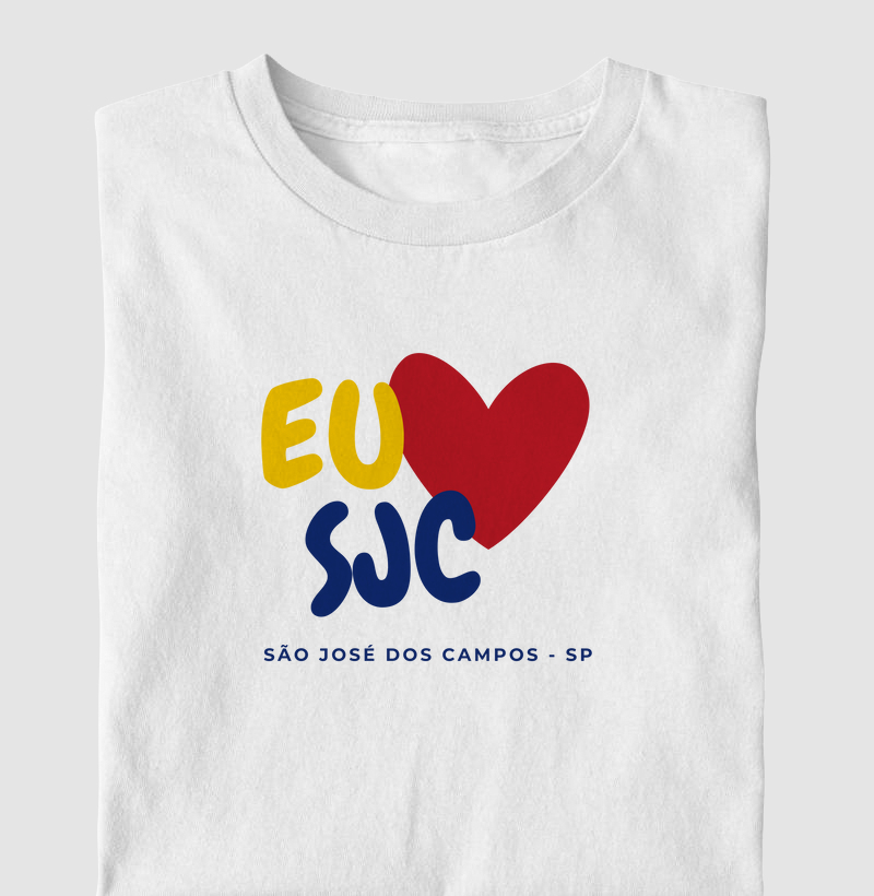 Camiseta "Eu Amo SJC"