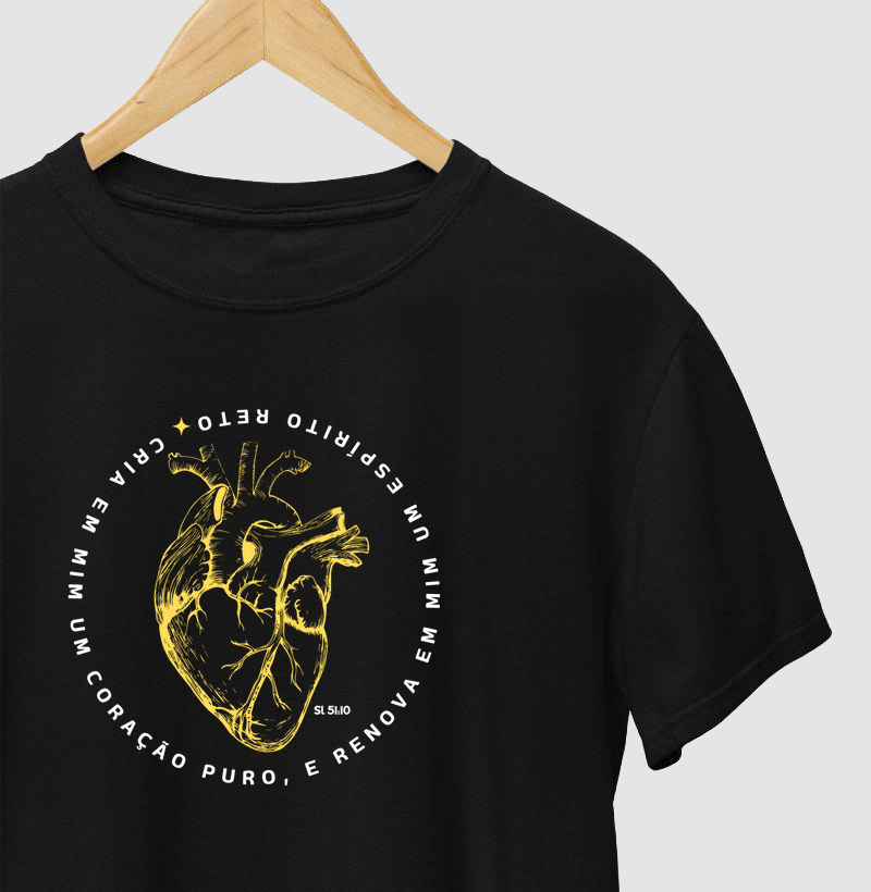 CAMISETA CORAÇÃO PURO