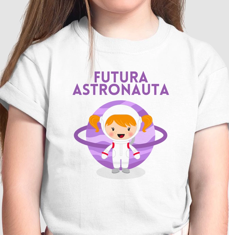 Camiseta Infantil 'Futura Astronauta'