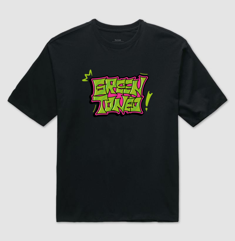 Camiseta Green Toned Grafite