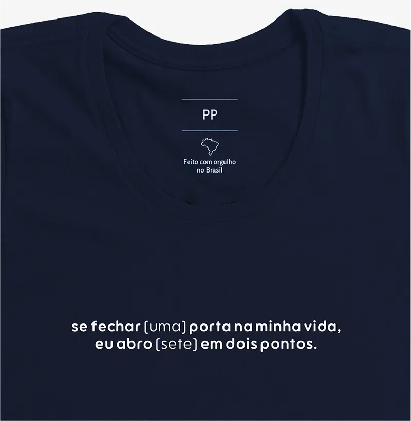 CAMISETA SETE PORTAS