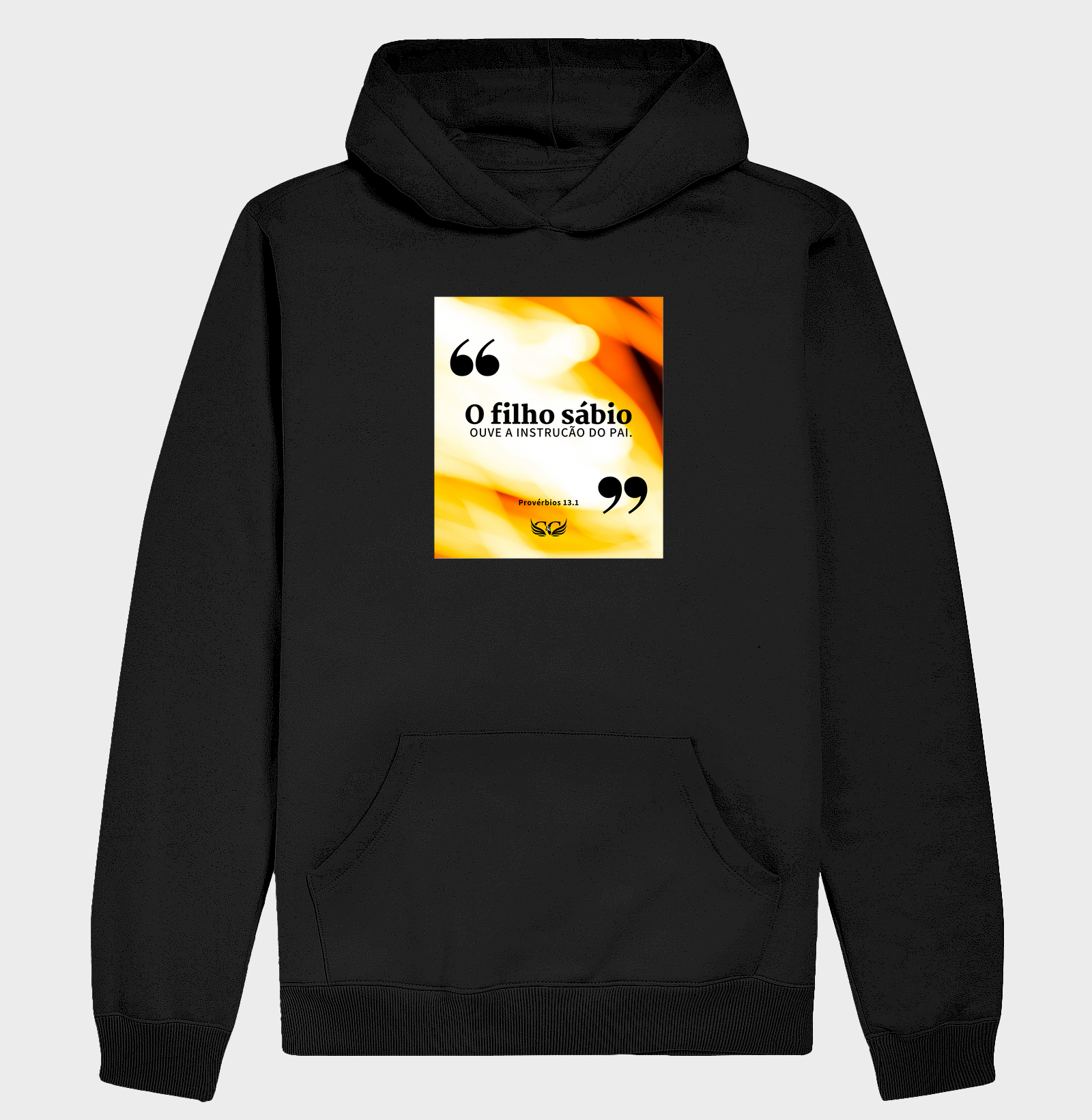 Camiseta Personalizada O filho sábio ouve a instrução do pai. Pv 13.1