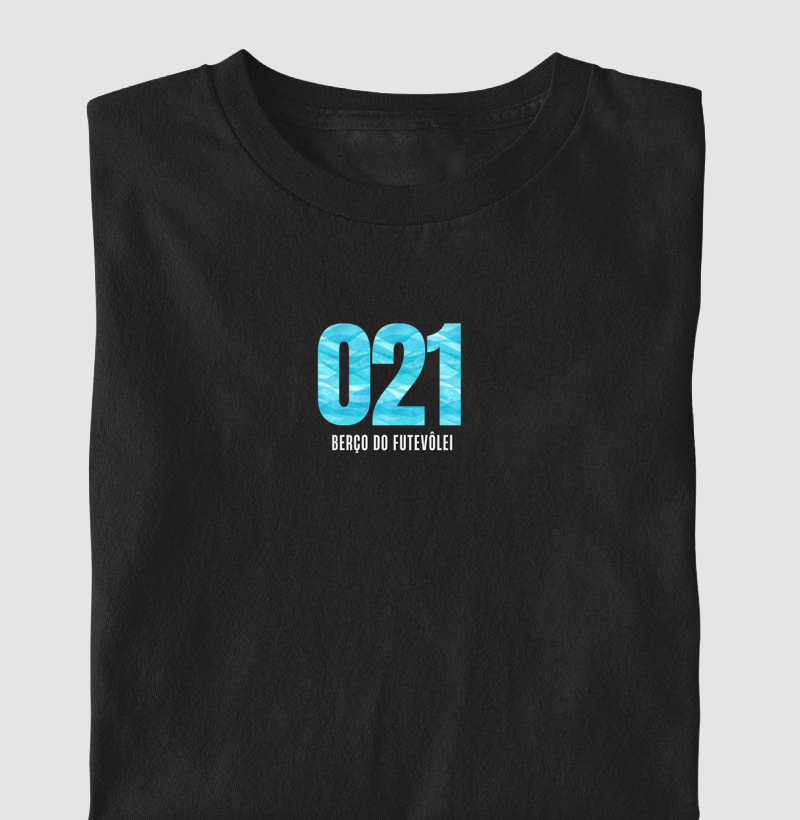 camiseta 021 berço do futevôlei