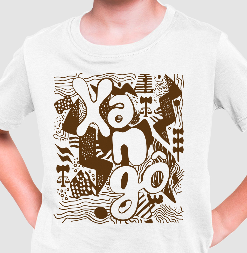 Camiseta Infantil - Xangô Essência