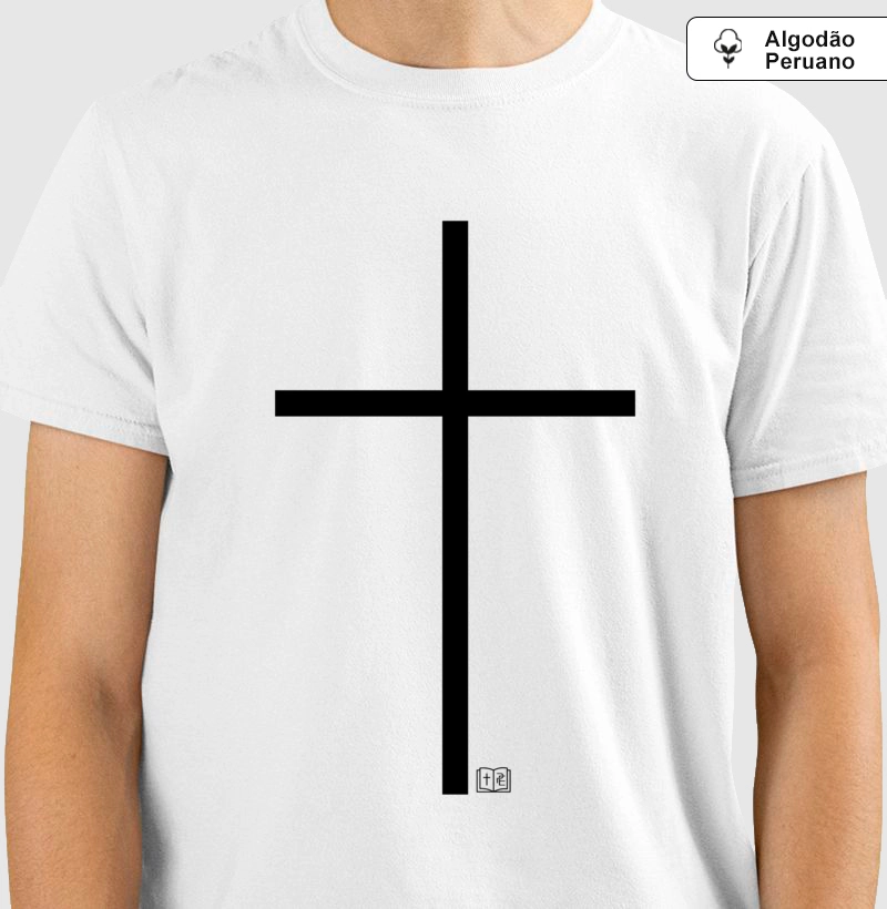 Camiseta - Cruz (Algodão Peruano)