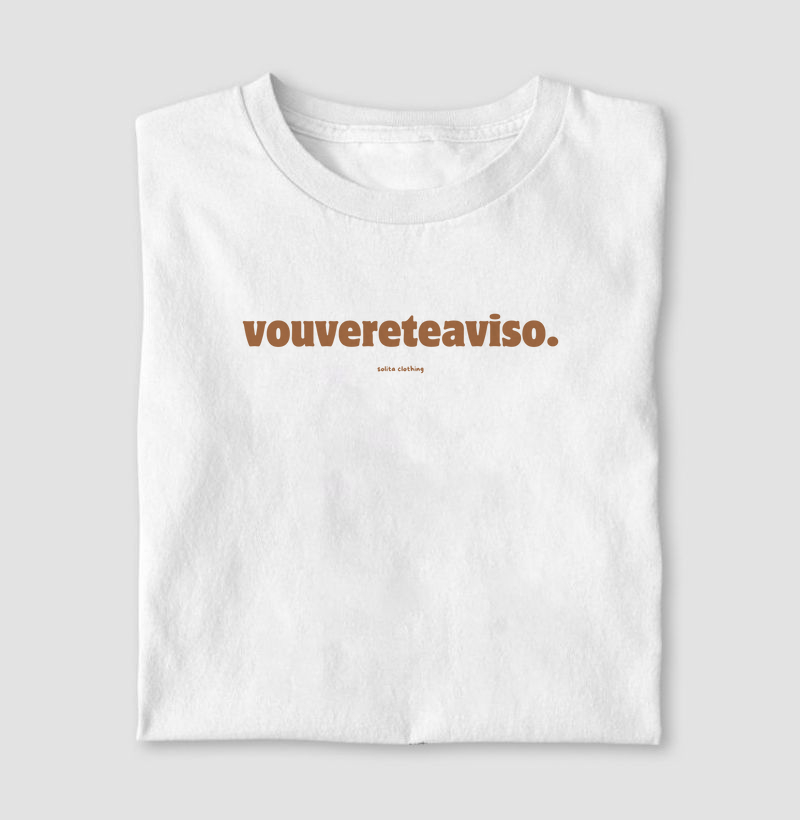 Vou ver e te aviso