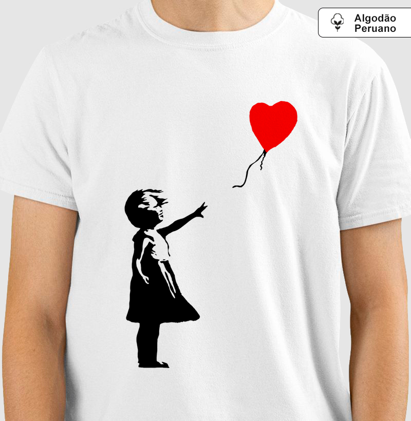 Banksy Menina com Balão Premium 