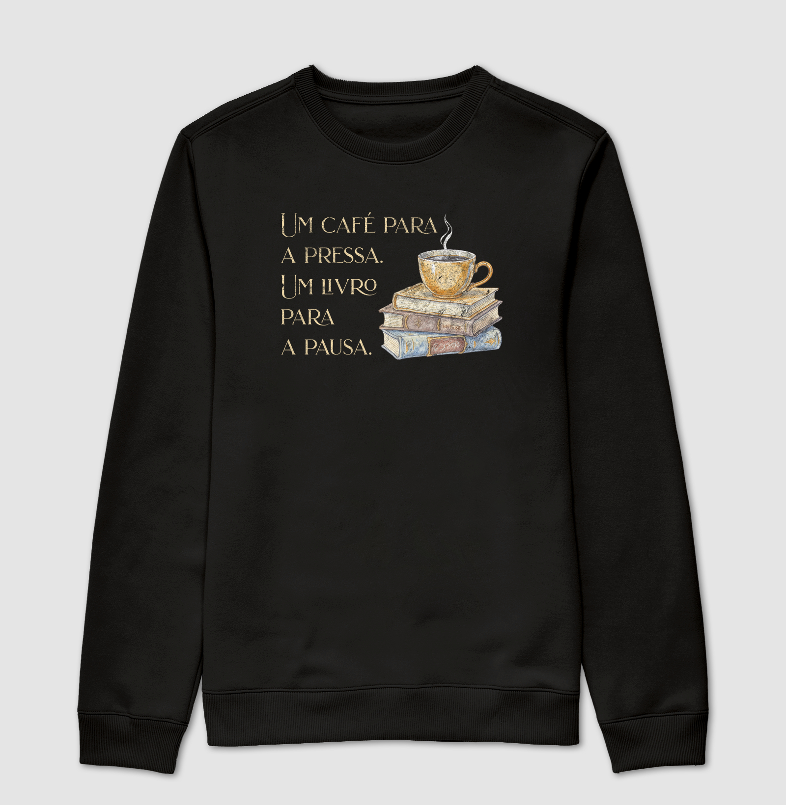 Um café para a pressa. Um livro para a pausa.