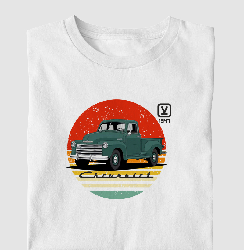 Camiseta Coleção Camionetes Agro 4x4 - Made in 80's