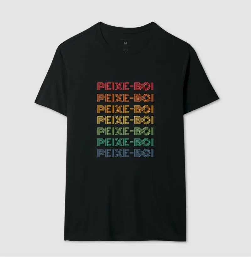Peixe-Boi Letreiro Retrô