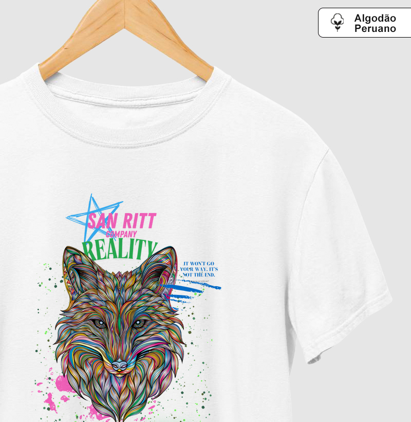 Camiseta Algodão Peruano S★R FOX 