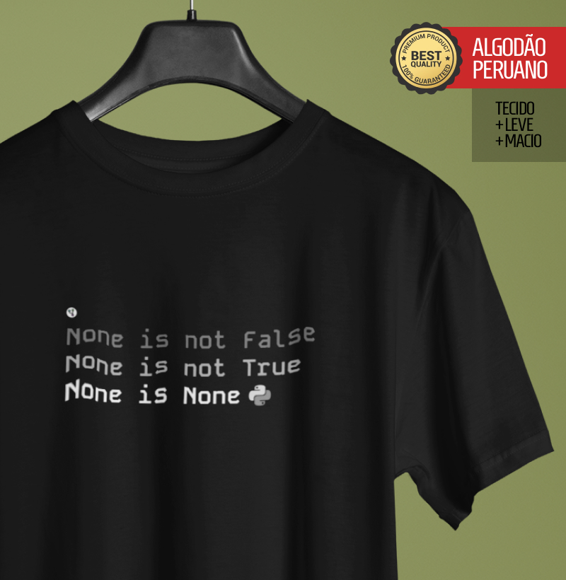 Python None is None