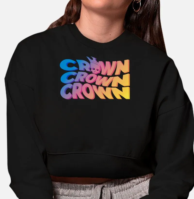 ~CROWN~ - Moletom Cropped