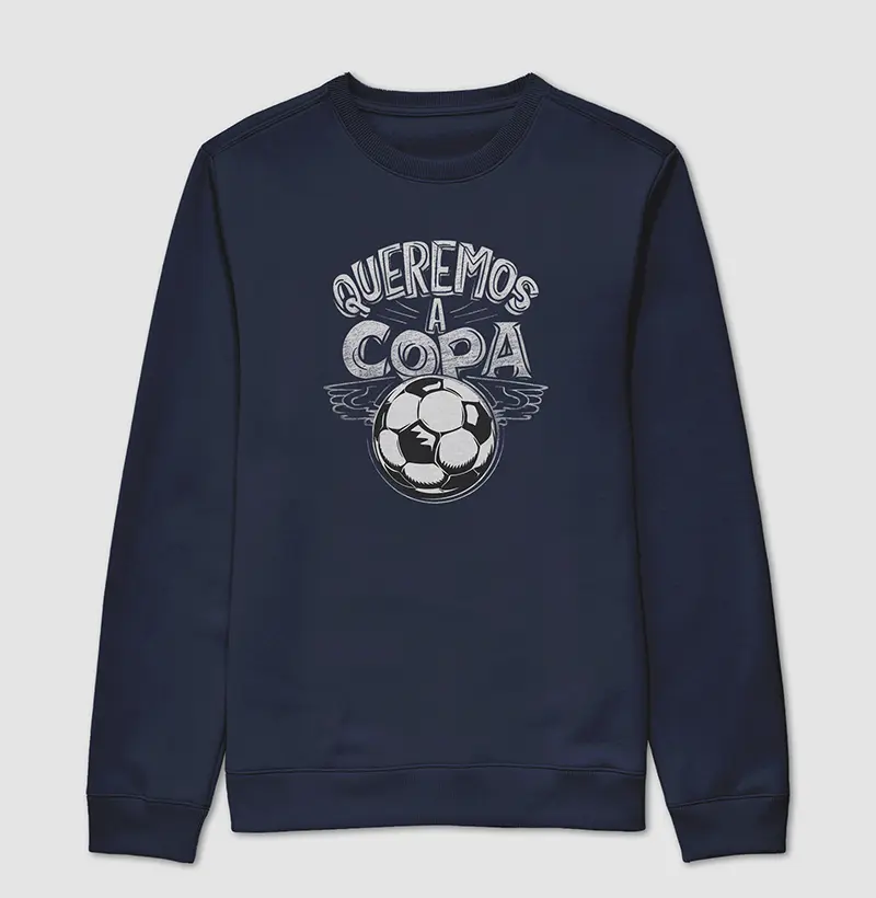 Moletom Queremos A Copa