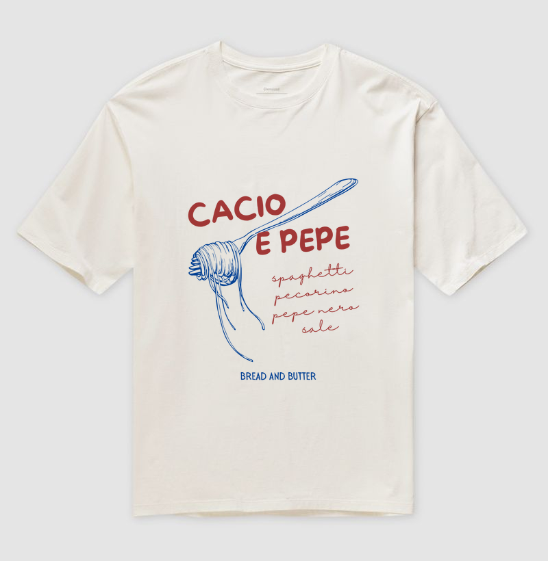 Camiseta Cacio & Pepe