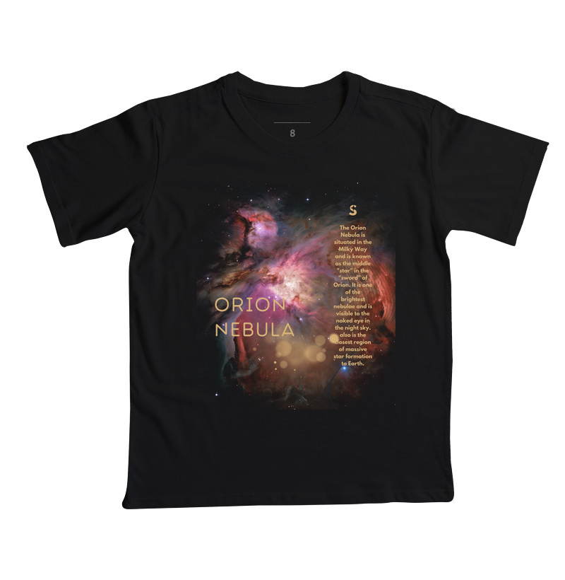 Nebulosa de Órion Camiseta Supernova Estampada  