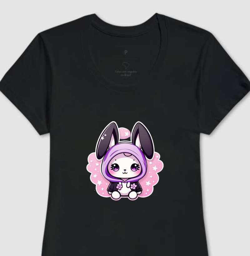 Camiseta Kurobunny Kawaii