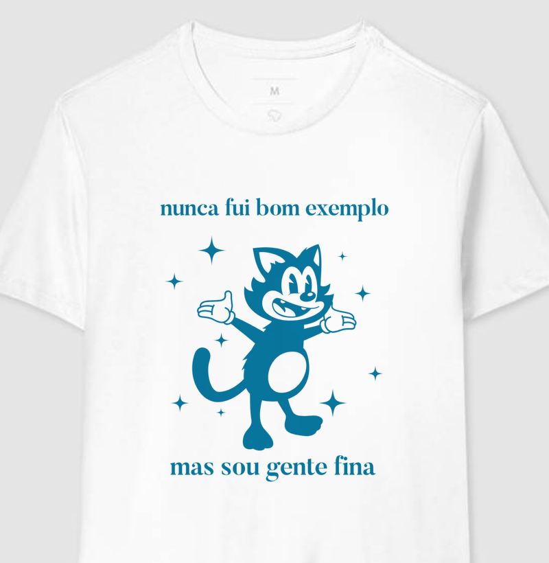 nunca fui bom exemplo, mas sou gente fina