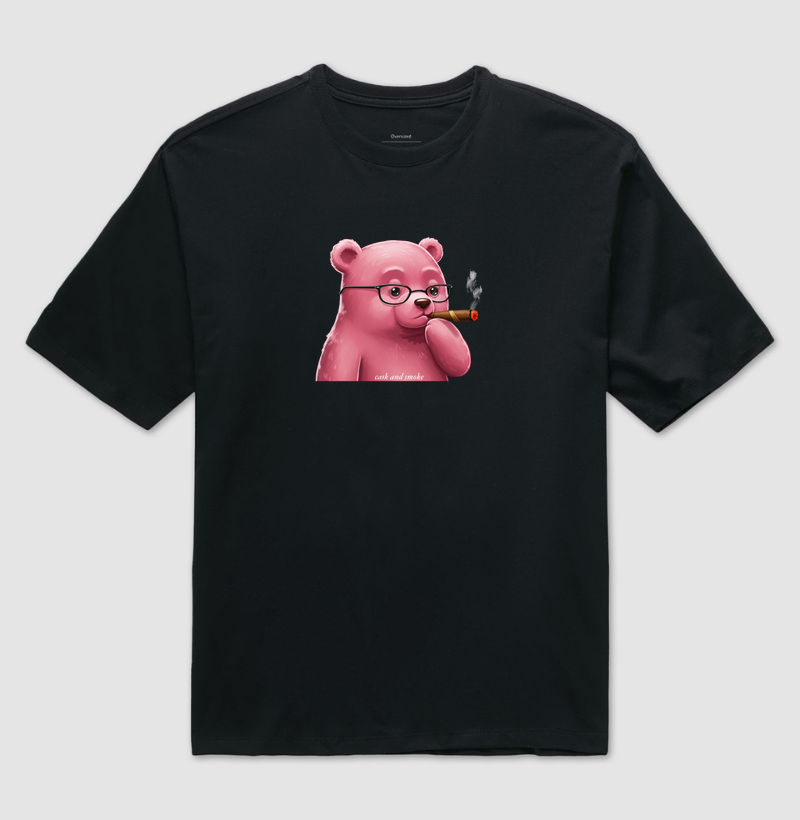 Camiseta Urso Rosa