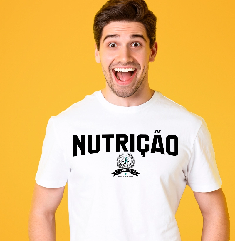 Camiseta Nutrição Premium Conquista - masculina