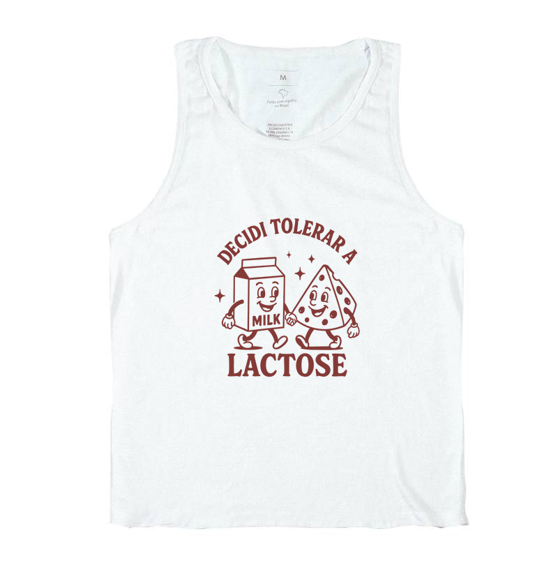 Decidi tolerar a lactose.