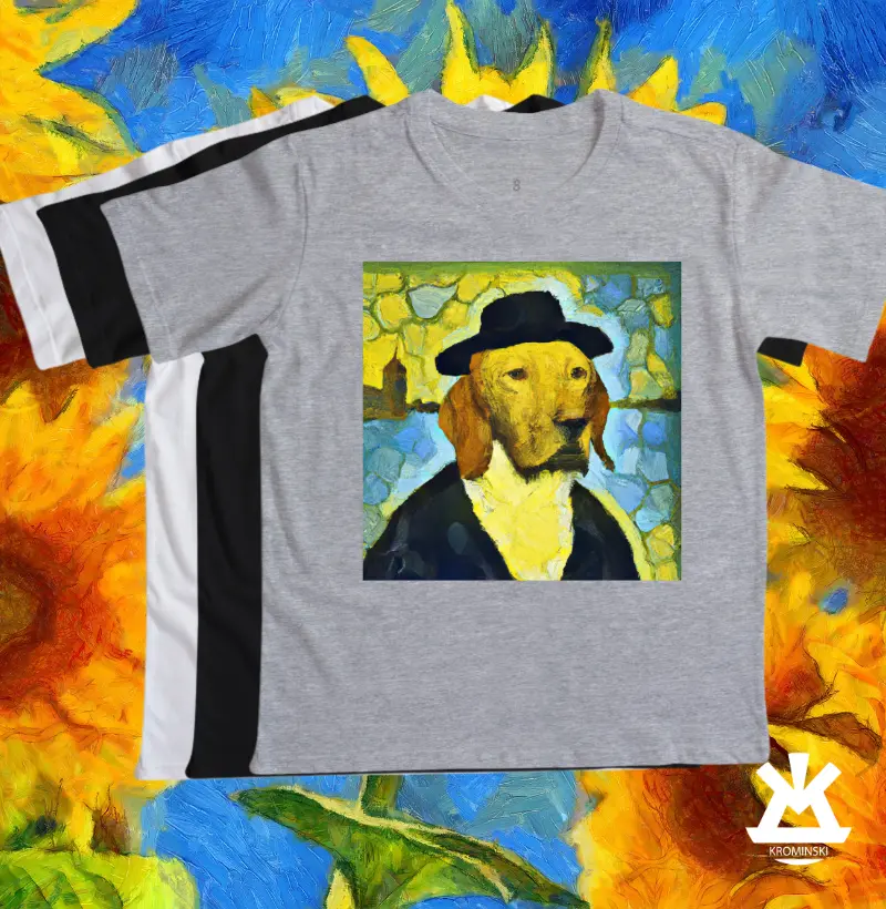 1007 Mini Camiseta Vicent Van Dog