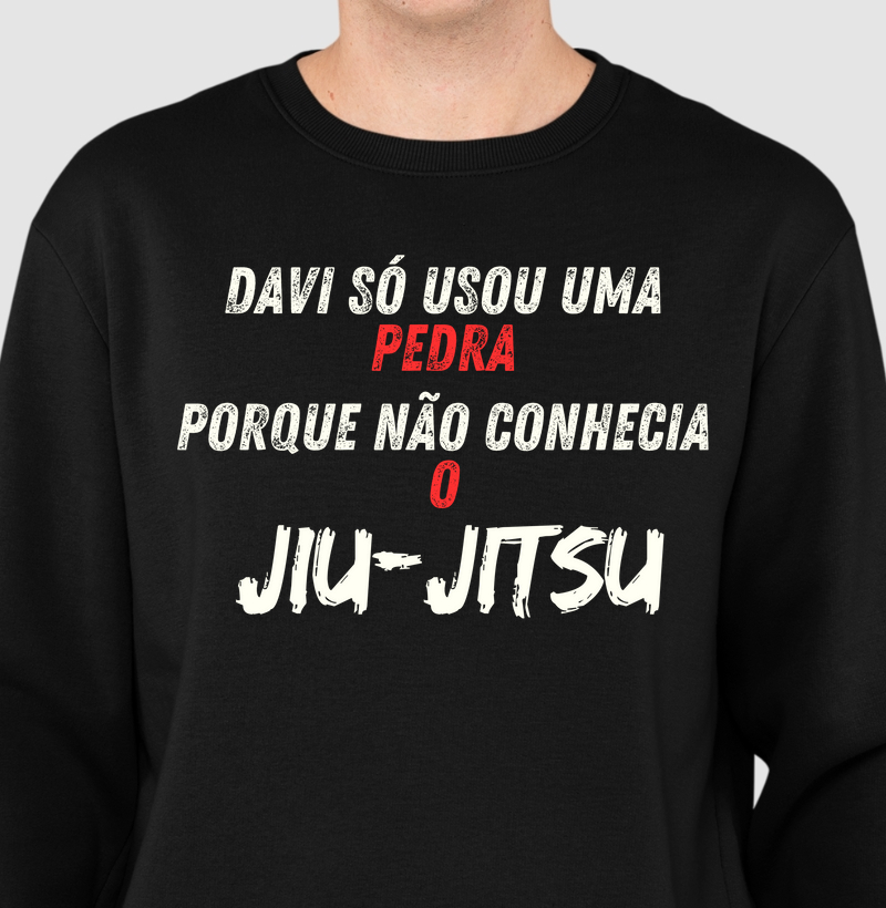 Davi só usou uma pedra porque não conhecia o Jiu Jitsu 