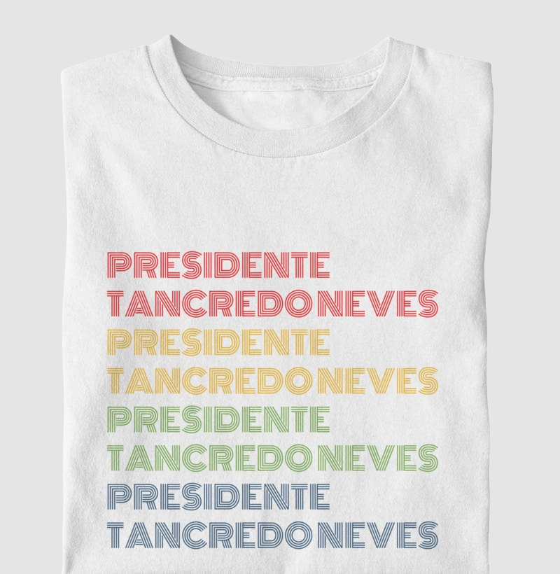 Presidente Tancredo Neves Letreiro Retrô