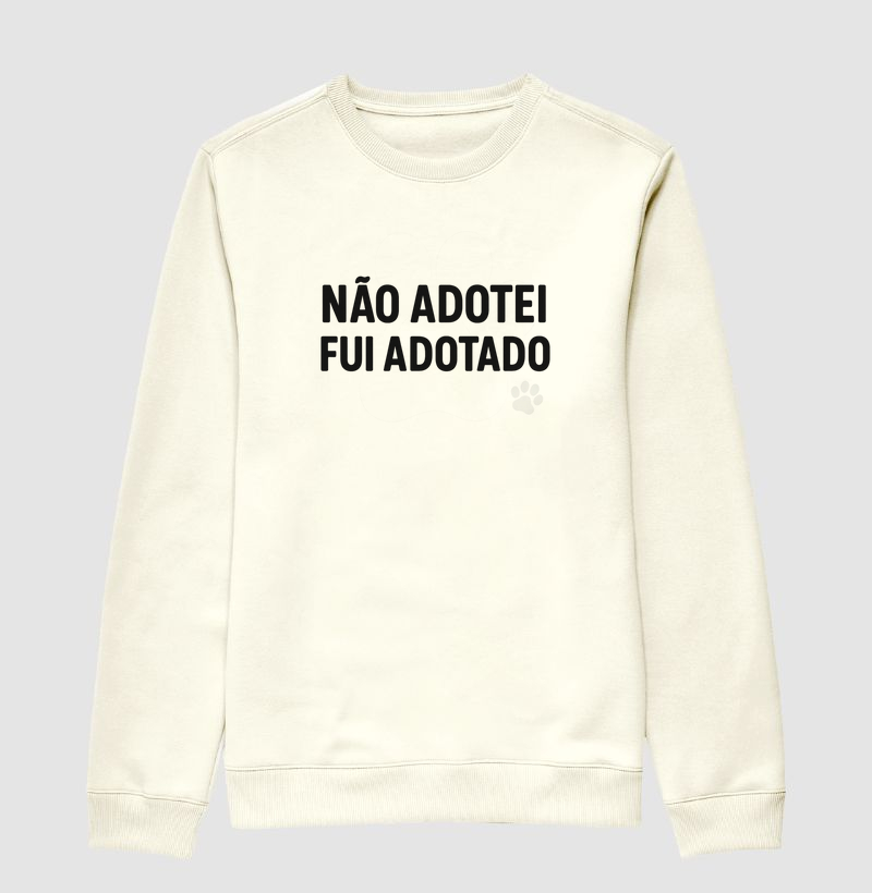 Não adotei, fui adotado